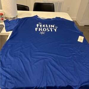 Secret Treasures Blue 'Feelin' Frosty' Tee